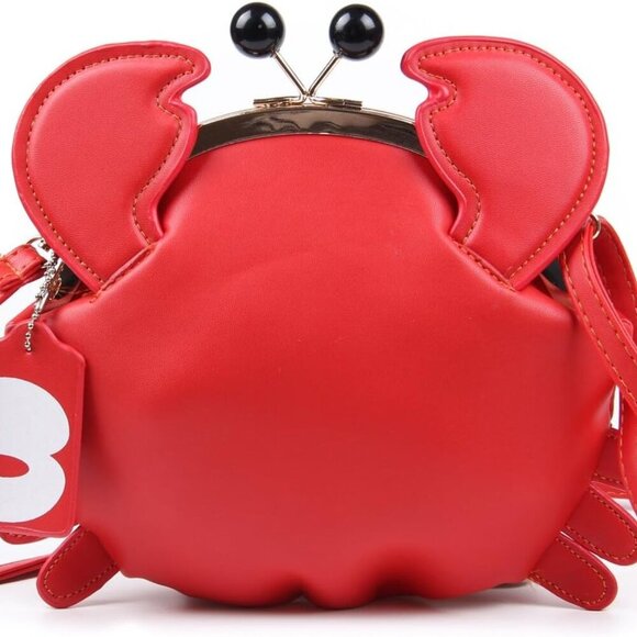 Accessories - Animal Crossbody Bag PU Dinosaur Crab Shark Flamingo Unique Clutch
